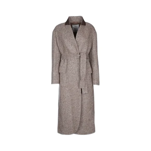Single-Breasted Belted Coat