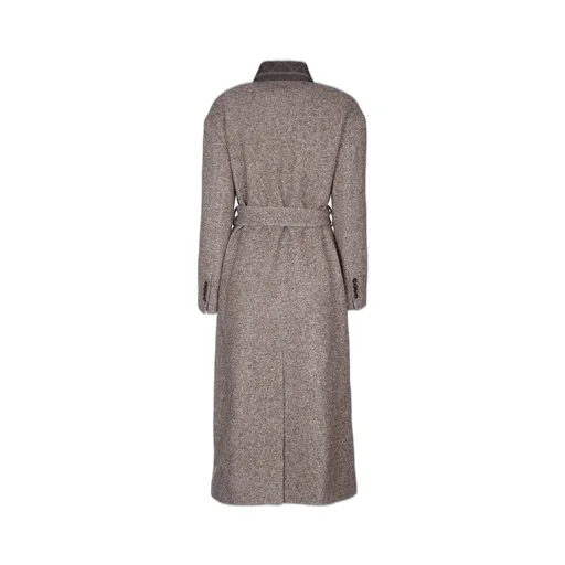 Single-Breasted Belted Coat