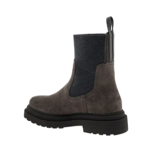 Round Toe Chelsea Boots