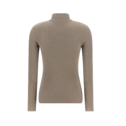 High Neck Ribbed T-Shirt