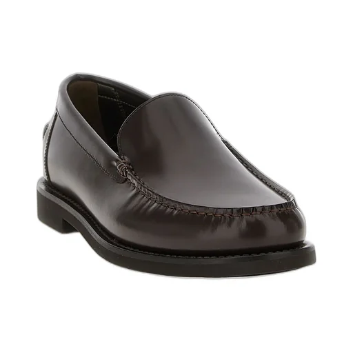 Shiny Detailed Penny Loafers