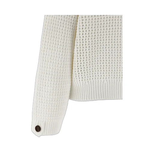 V-Neck Openwork Sweater