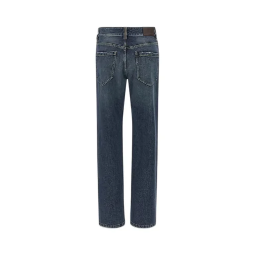 High Waisted Straight-Leg Jeans