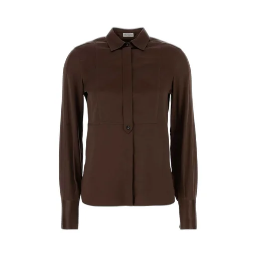 Long Sleeved Straight Hem Shirt