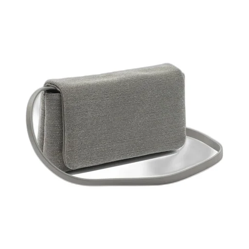 Monili-Embellished Flap Crossbody Bag