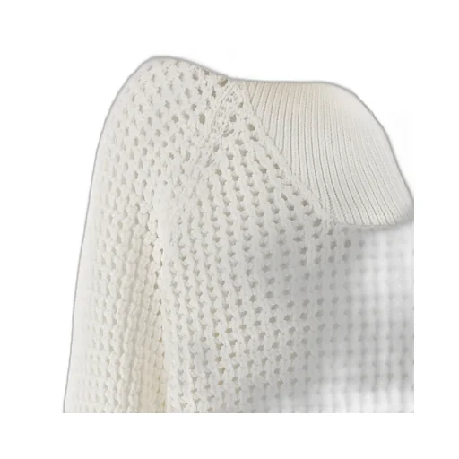 V-Neck Openwork Sweater