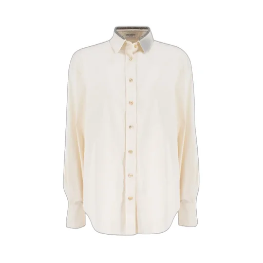 Monili-Detailed Long-Sleeved Shirt