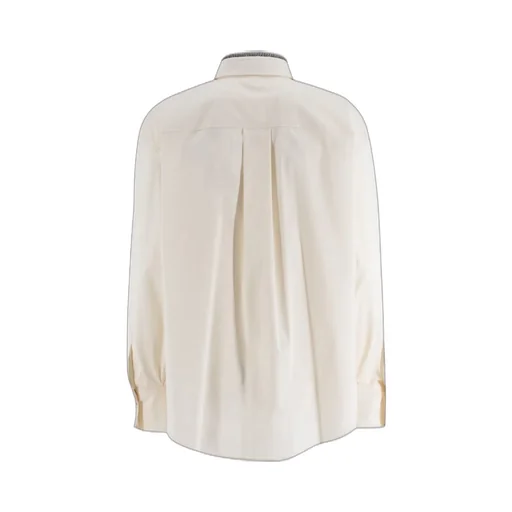 Monili-Detailed Long-Sleeved Shirt