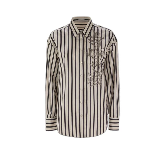 Striped Long-Sleeved Shirt