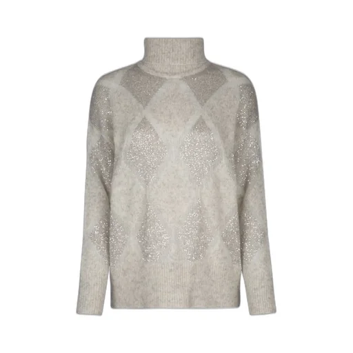 Sequin Embellished Roll-Neck Jumper