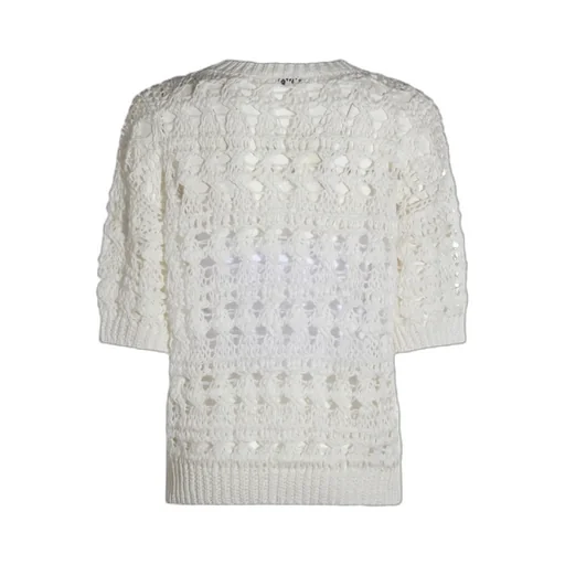 Textured Net Jumper
