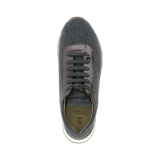 Lace-Up Low-Top Sneakers