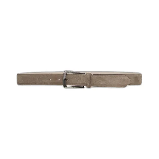 Logo Embossed Buckled Belt