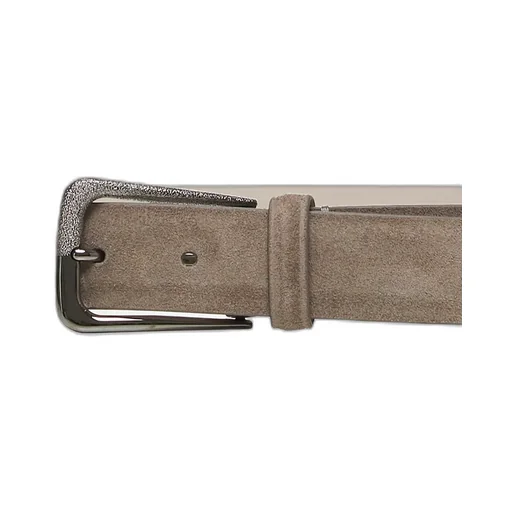 Logo Embossed Buckled Belt