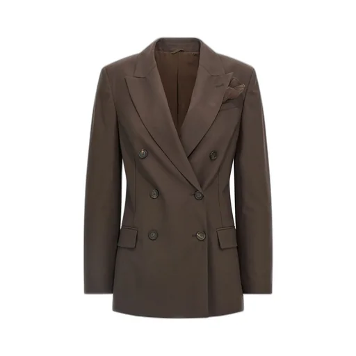 Double-Breasted Long Sleeved Blazer