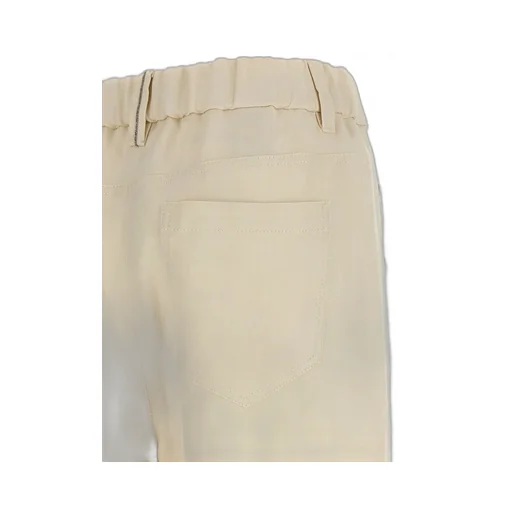 Elasticated Waist Straight Leg Trousers