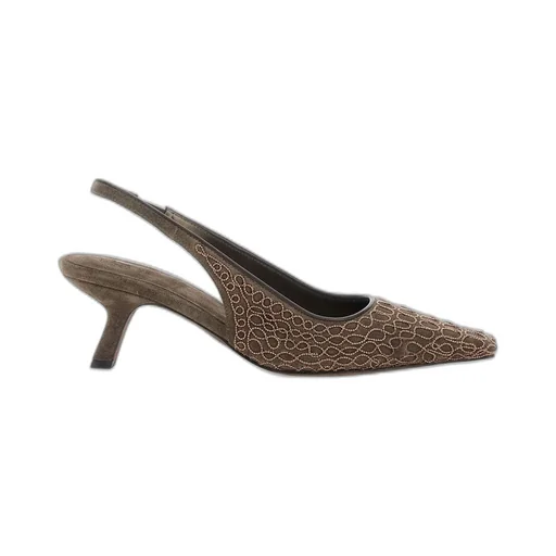 The City Slingback Pointed-Toe Pumps