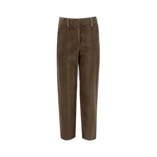 Corduroy Straight Leg Trousers
