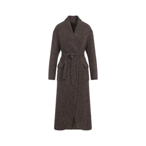 Single-Breasted Belted Coat