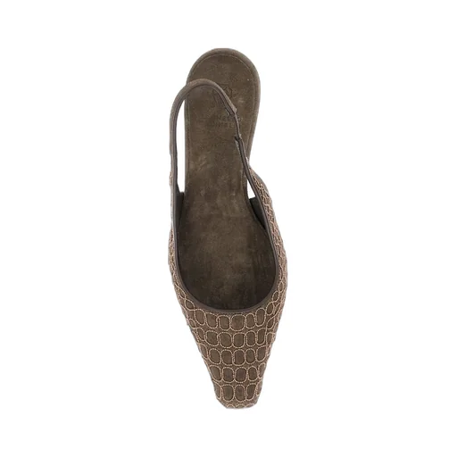 The City Slingback Pointed-Toe Pumps