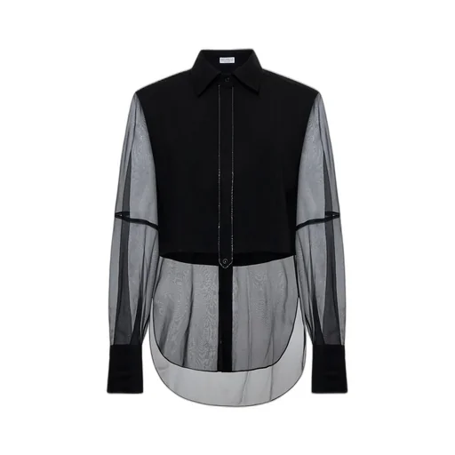 Embellished Long-Sleeved Poplin Shirt