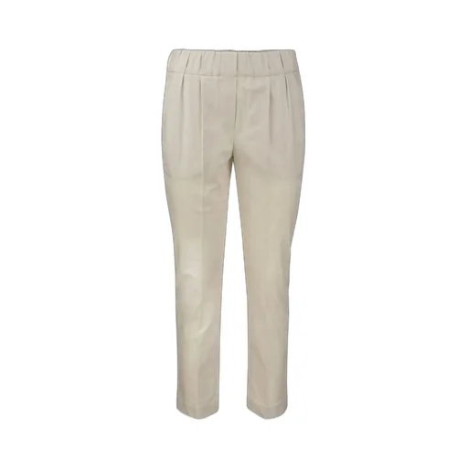 Cropped Pleated Trousers