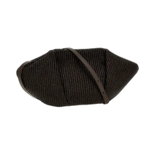 Woven Strapped Clutch Bag