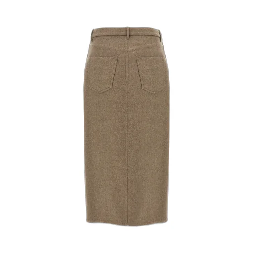 Wrapped Midi Skirt