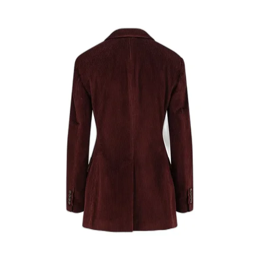 Double-Breasted Velvet Blazer