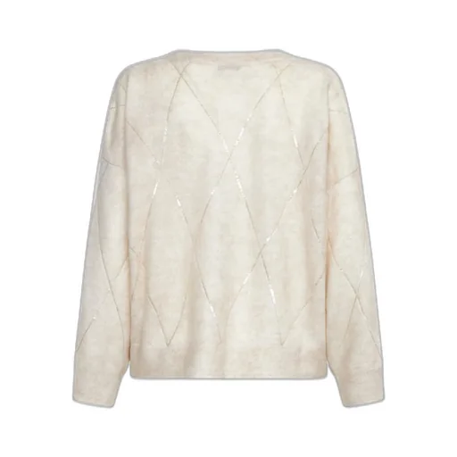 V-Neck Knitted Jumper