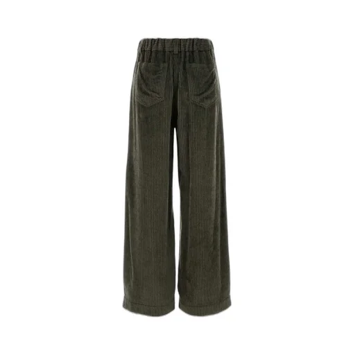 Drawstring Corduroy Pants