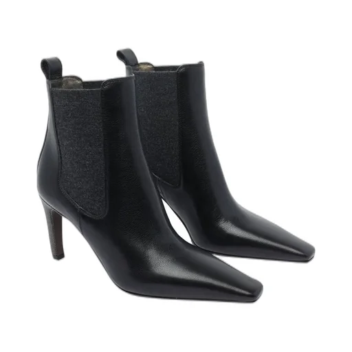 Pointed-Toe Ankle Boots