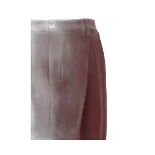 Pleat Cropped Pants