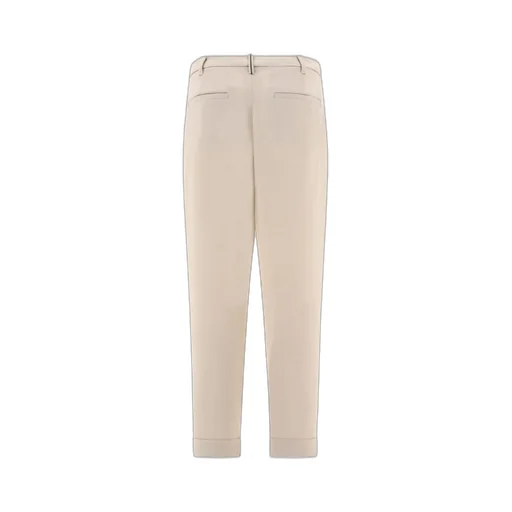 High-Waist Pleated Trousers
