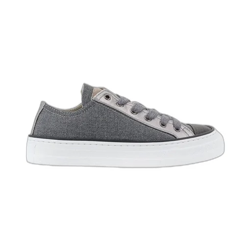Panelled Lace-Up Sneakers