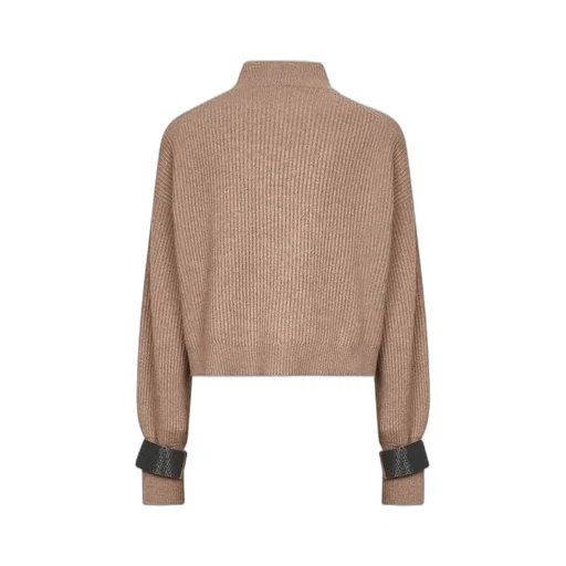 High Neck Monili Detailed Sweater