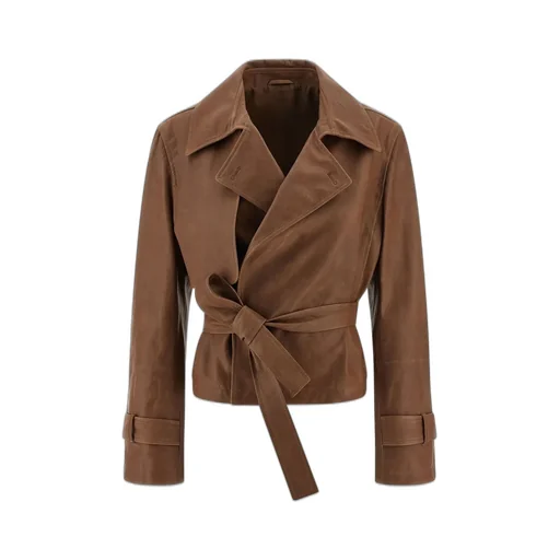 Vintage Cropped Trench Jacket