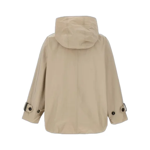 Double-Breasted Hooded Coat