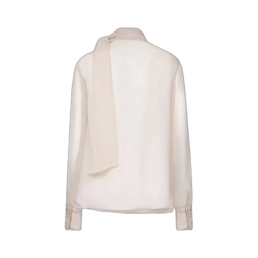 Bow Detailed High Neck Blouse