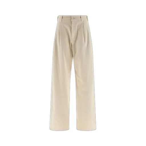 Pleated Straight Leg Trousers