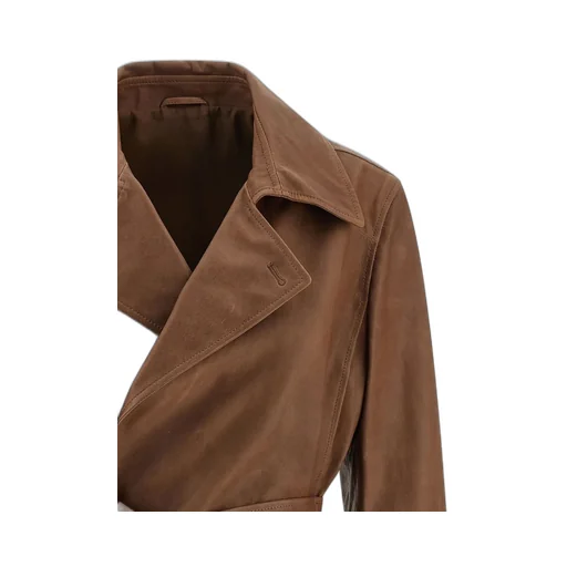 Vintage Cropped Trench Jacket