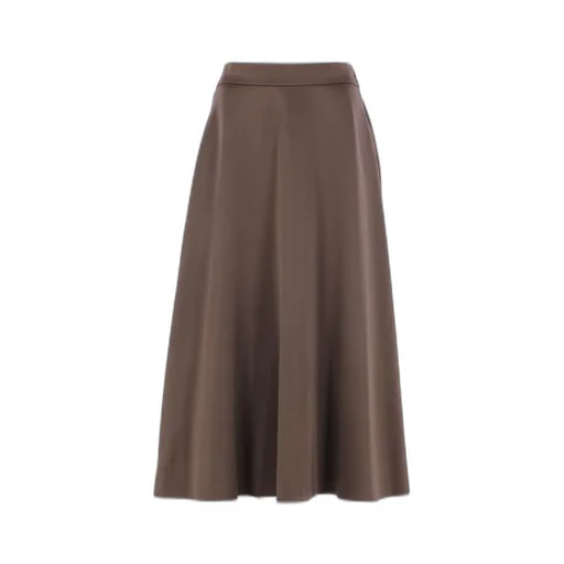 Pleated Flared Skirt