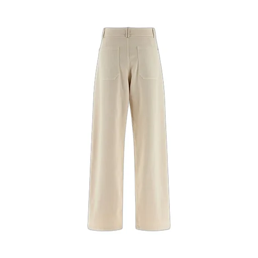 Pleated Straight Leg Trousers