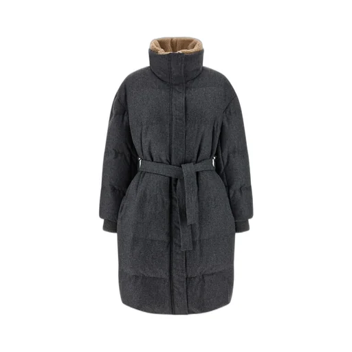 Flannel Down Coat