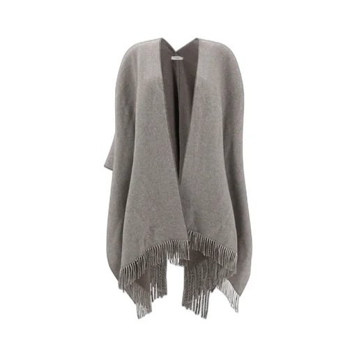 Reversible Fringed-Edge Poncho