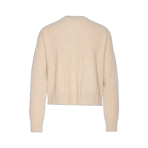 Crewneck Knitted Cardigan
