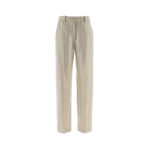 Sequin-Embellished Pants