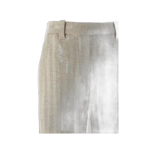 Sequin-Embellished Pants
