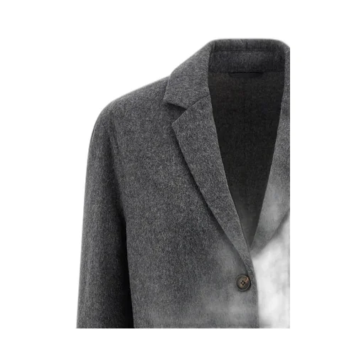 Single-Breasted Cropped Jacket