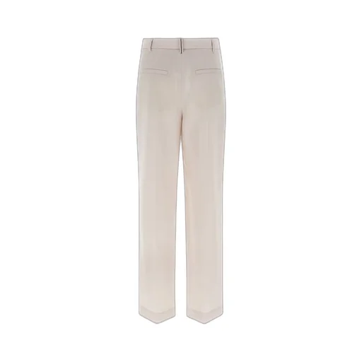Pleated Straight Leg Pants